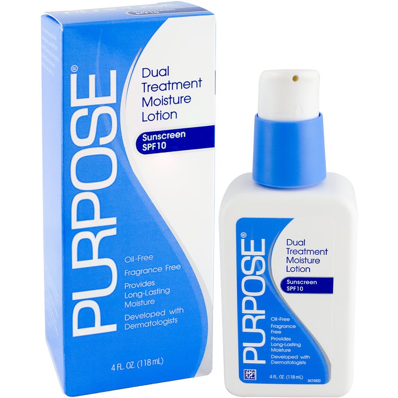 Purpose Dual Treatment Moisture Lotion with SPF 10 4 Ounce Bottle