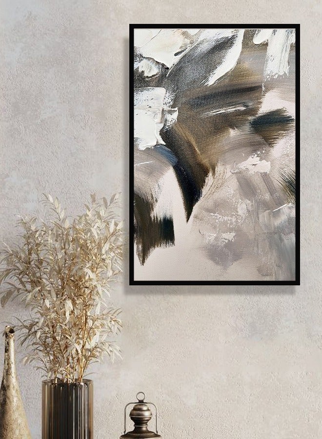 4gdran Canvas Wall Art For Wall Decoration Abstract Design With A Hollow Frame Size 120x80cm One Piece  - Image 2