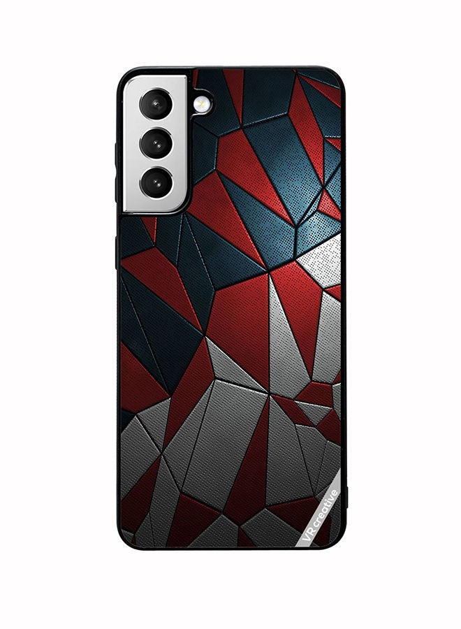 VR CREATIVE Protective Case Cover For Samsung Galaxy S22 5G Abstract Design Multicolour - Image 1