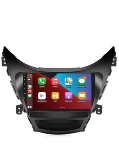 RAYMOS Android Screen For Hyundai Elantra 2012 2013 4GB RAM Support Apple Carplay Android Auto Wireless QLED Touch Screen SIM Card Support DSP AHD Camera Included Navigation Offline Online Support  - Image 1