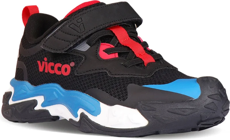 VICCO Umbre Lightweight Boys Preschool Black Sneakers