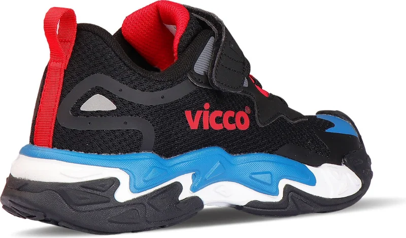 VICCO Umbre Lightweight Boys Preschool Black Sneakers