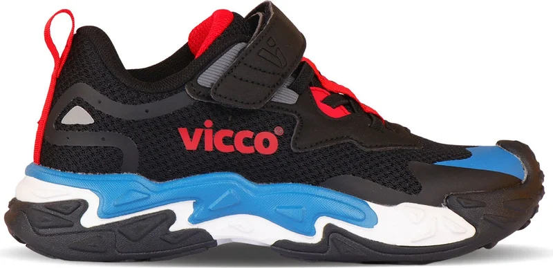 VICCO Umbre Lightweight Boys Preschool Black Sneakers