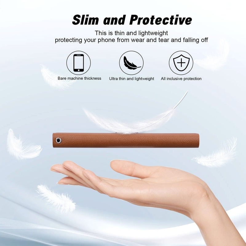 HuHa Protective Cover For Samsung Galaxy A06 4G Ultra-thin Voltage Magnetic Buckle Leather Phone Case(Brown) - Image 4
