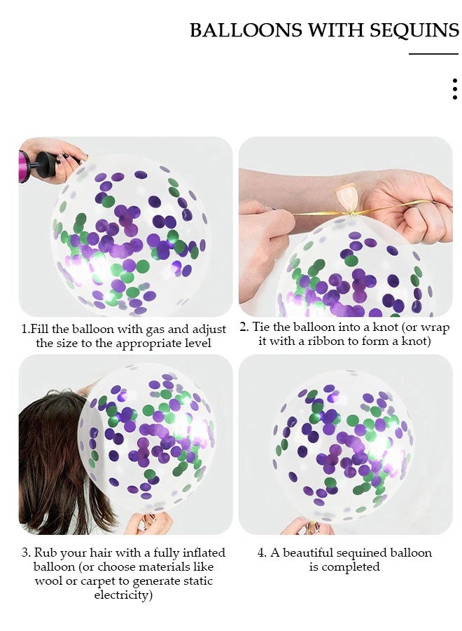 DUNISO مجموعة بالونات من رقائق الفويل على شكل ذيل حورية البحر على شكل صدفة البحر، مستلزمات تزيين حفلات أعياد الميلاد تحت شكل حورية البحر - Image 3