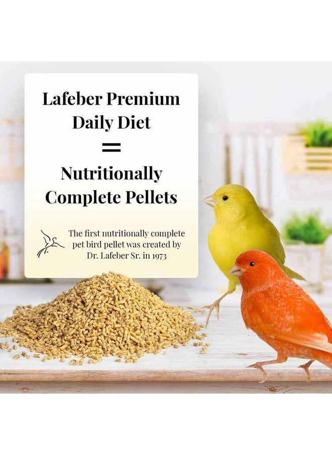 لافيبيرز حبيبات طعام الطيور الأليفة LAFEBER'S Premium Daily Diet Pellets، مصنوعة من مكونات غير معدلة وراثيًا ومناسبة للبشر، للكناري، 5 رطل  - Image 1