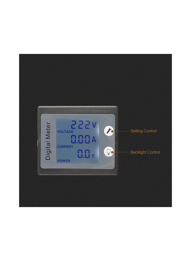 NIBEMINENT AC 80-260V 100A Digital Display Panel Meter Black - Image 2