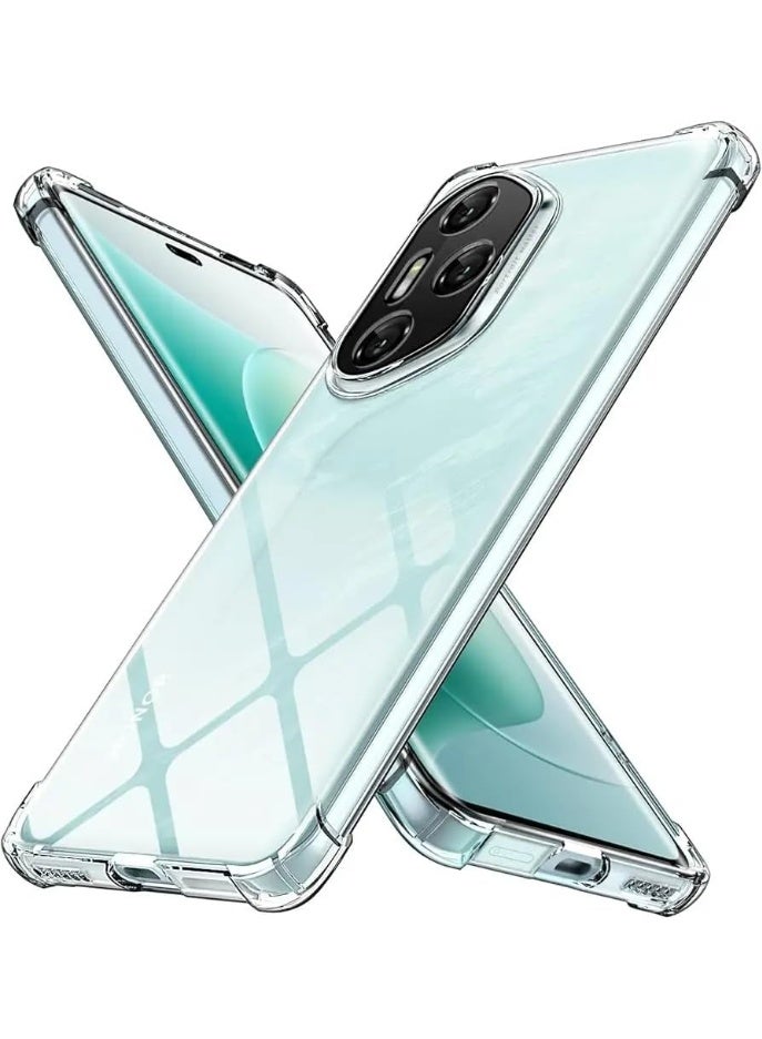 Muzz Back Cover for Honor 300 Pro/Honor 300 Ultra 5G Transparent Mobile Back Case Shock Proof Design Camera Edges Protection Crystal Clear Phone Case Silicon Soft TPU and Flexible - Image 1