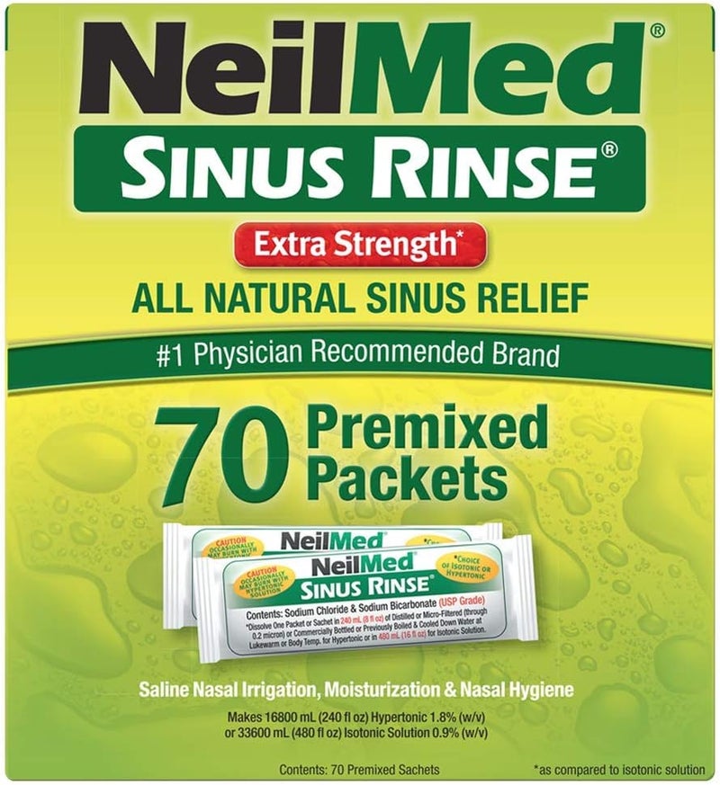 Neilmed Sinus Rinse Extra Strength Hypertonic 70 Packets - Image 2
