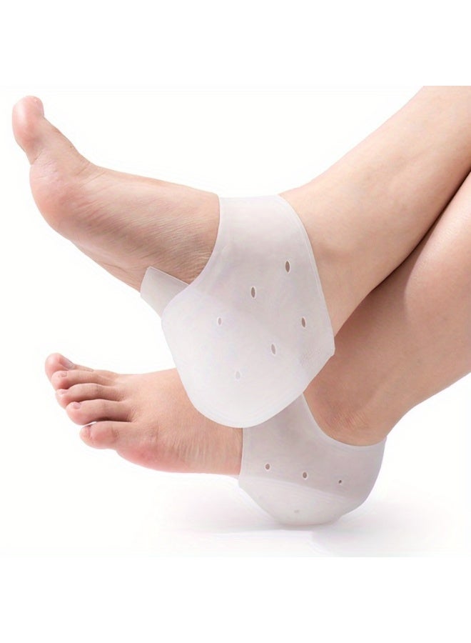 Generic (2-pack) 2/2.5/3cm invisible explosive silicone height increasing insole, suitable for both men and women | Breathable and sweat proof, with air holes, feet will not feel stuffy | Anti slip wave bottom design, suitable for sports shoes and leather shoes | Invisible artifact for dating interviews  - Image 1