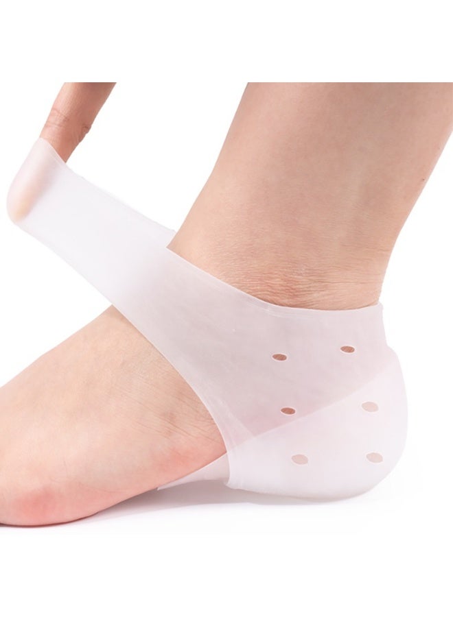 Generic (2-pack) 2/2.5/3cm invisible explosive silicone height increasing insole, suitable for both men and women | Breathable and sweat proof, with air holes, feet will not feel stuffy | Anti slip wave bottom design, suitable for sports shoes and leather shoes | Invisible artifact for dating interviews  - Image 2