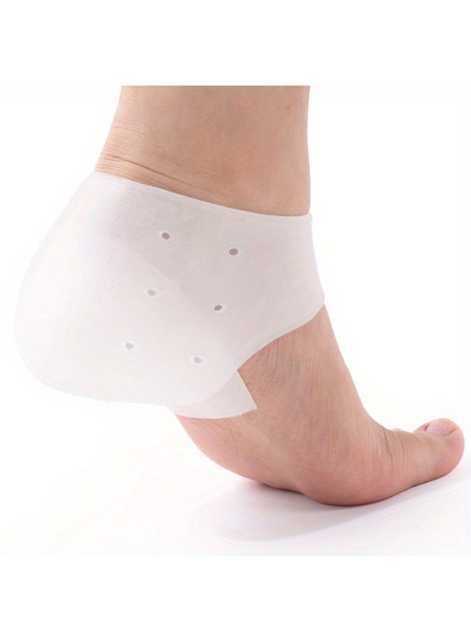 Generic (2-pack) 2/2.5/3cm invisible explosive silicone height increasing insole, suitable for both men and women | Breathable and sweat proof, with air holes, feet will not feel stuffy | Anti slip wave bottom design, suitable for sports shoes and leather shoes | Invisible artifact for dating interviews  - Image 4