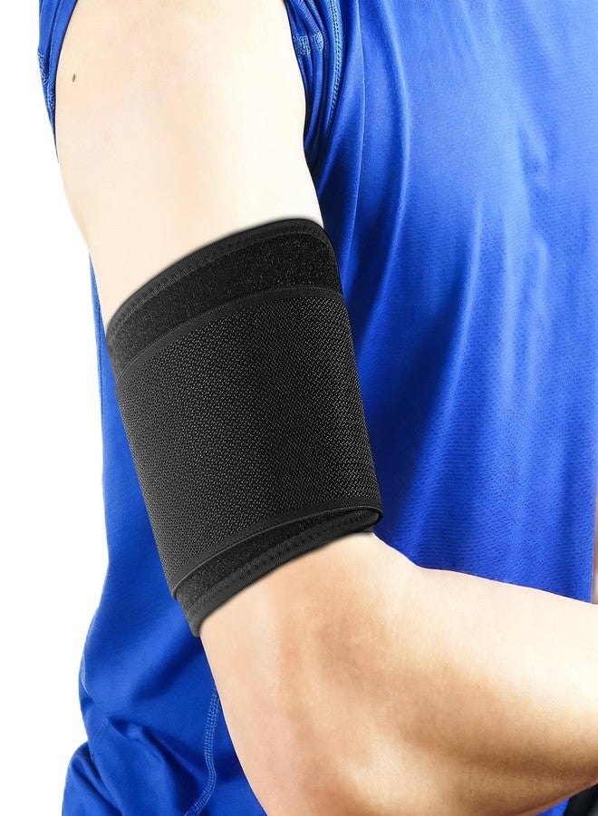 Luwint Compression Upper Arm Sleeve Wrap, Adjustable Bicep Tricep Tendonitis Brace Support - Image 1