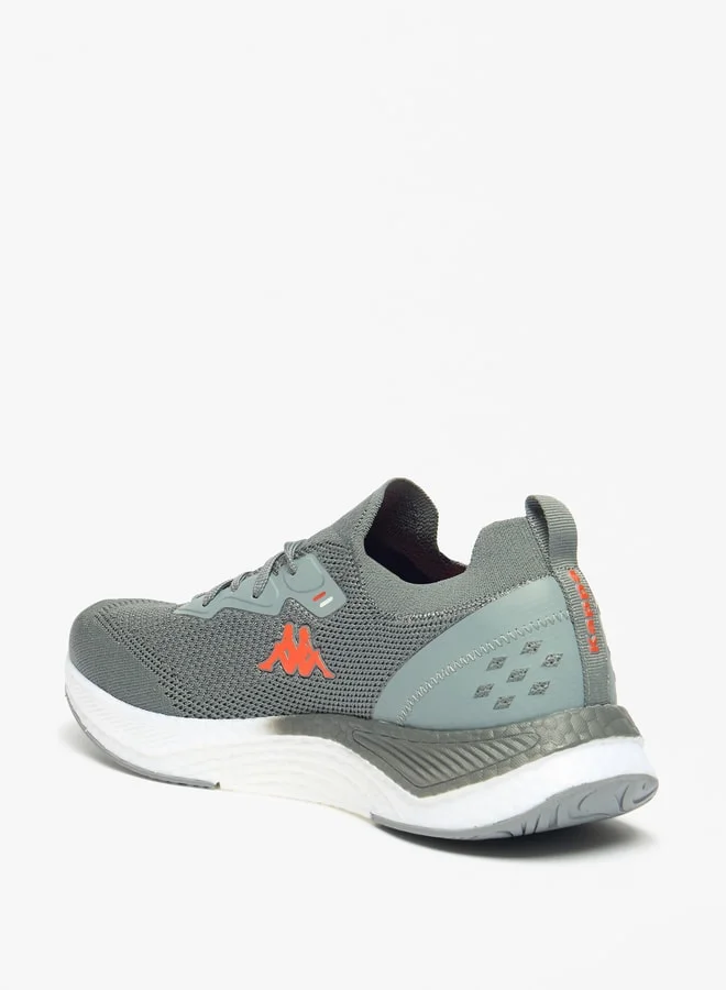 Kappa Men's Textured Sports Shoes with Lace-Up Closure