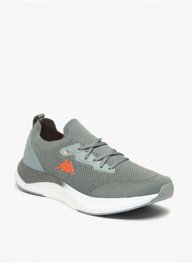 Kappa Men's Textured Sports Shoes with Lace-Up Closure  - Image 1