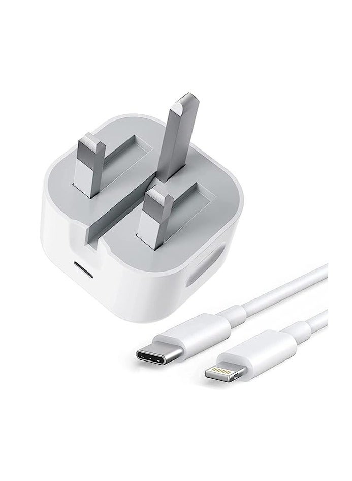 DUSALA 20W PD Adapter USB C Fast Charger Power Block Wall Charger Power Block Wall Adapter Wall Charger - Image 1