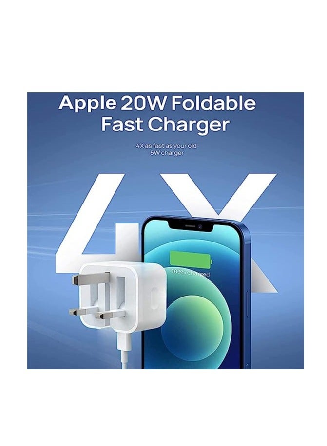 DUSALA 20W PD Adapter USB C Fast Charger Power Block Wall Charger Power Block Wall Adapter Wall Charger - Image 4