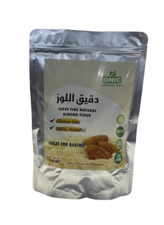ONIC ONIC Natural Almond Flour|450g| Gluten-Free|100% Natural| Keto-Friendly| Great for Baking |Zipper bag  - Image 1