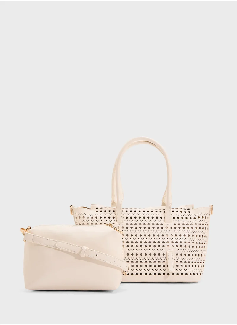 ايلا Lasercut Tote Bag