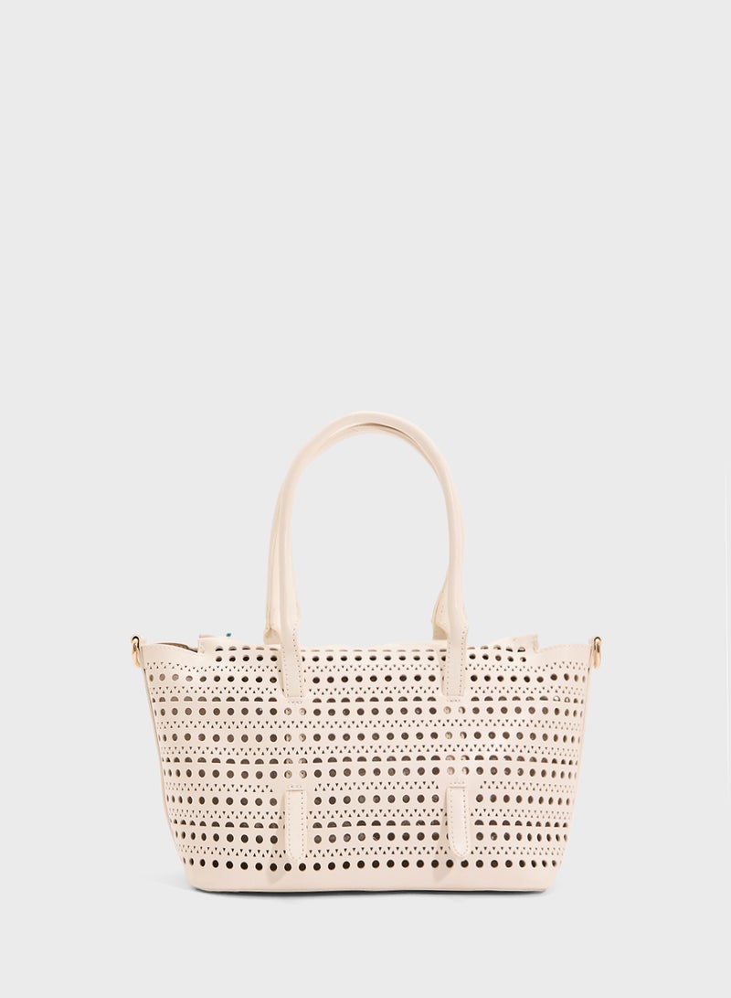ELLA Lasercut Tote Bag  - Image 2