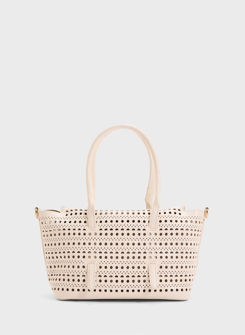 ELLA Lasercut Tote Bag  - Image 3