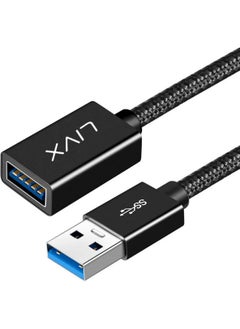 Livx Rope 5gbps Fast Data Transfer USB 3.0 Male to Female Extension Cable Rope Braided 3 Meters  - Image 1