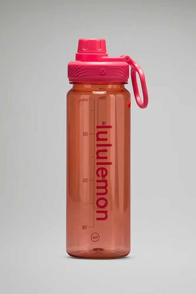 Lululemon Back to Life Outdoor Sport Transparent Water Bottle 710ml