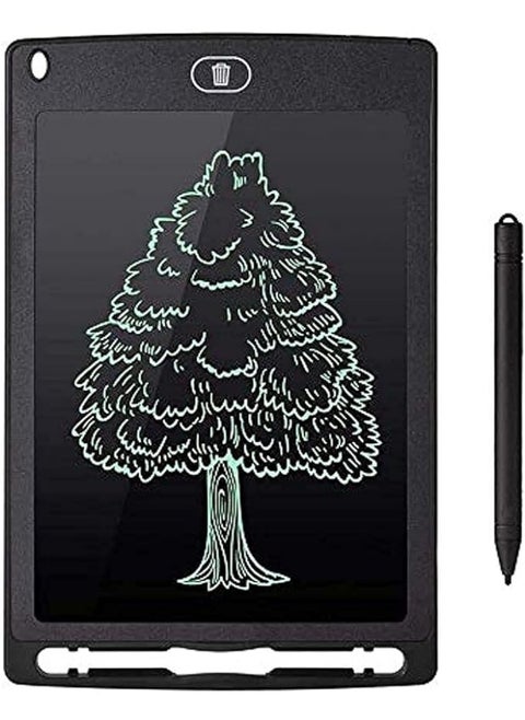Generic LCD Writing Tablet 8.5 inches Doodle pad Portable Electronic Writer Environmental Writing and Drawing Memo Board drawing and writing board with pen and one-click self-scanning Black Color