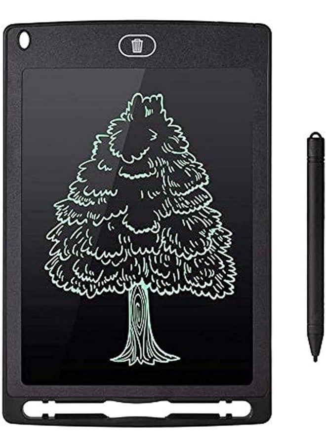 Mawan - Generic LCD Writing Tablet 8.5 inches Doodle pad Portable Electronic Writer Environmental Writing and Drawing Memo Board drawing and writing board with pen and one-click self-scanning Black Color - Image 1