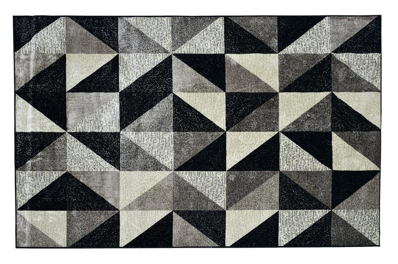 ENYRA AntiSkid Polyester Carpet for Living Room 5X7 Feet Printed Design Indoor Floor Rugs Soft Carpet Rug for BedroomLiving RoomHome with Anti Slip Backing - Image 3