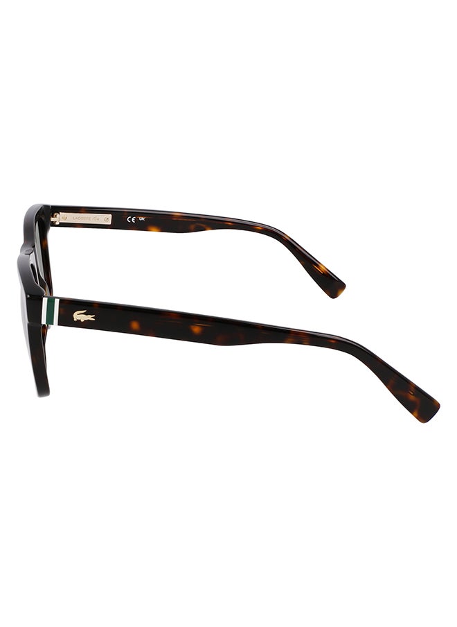 LACOSTE نظارة شمسية مستطيلة للحماية من الأشعة فوق البنفسجية للرجال - L6014S-230-5519 - مقاس العدسة: 55 ملم  - Image 2