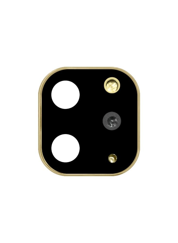 CATANES ملصق عدسة الكاميرا لجهاز iPhone X/XS يتغير إلى iPhone 11 Pro/11 Pro Max باللون الذهبي - Image 1
