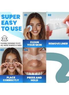 Neobloom Breasy Nasal Strips for Breathing – 60 Breathing Nose Strips for Snoring Relief, Enhanced Airflow, Sleep Quality & Performance Support – Nose Breathing Strips with Extra Grip  - Image 5