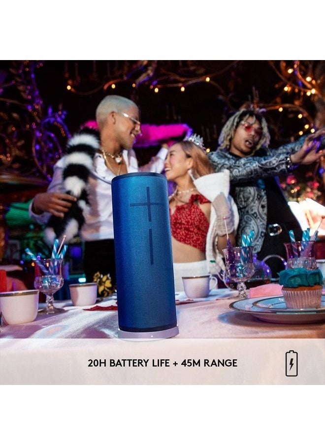 Ultimate Ears - MEGABOOM 3 Portable Wireless Bluetooth Speaker (Powerful Sound + Thundering Bass, Bluetooth, Magic Button, Waterproof, Battery 20 Hours) - Lagoon Blue - Image 1