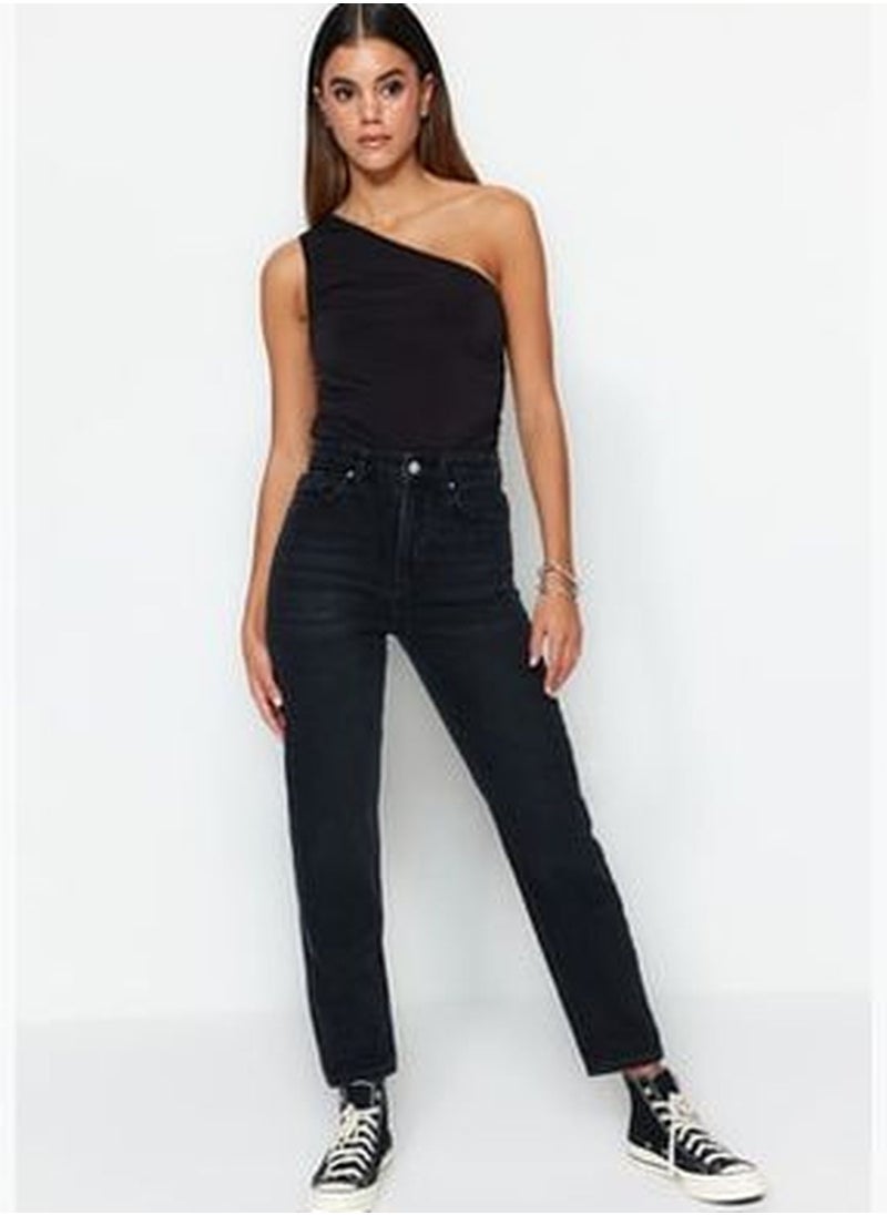 trendyol Black High Waist Mom Jeans TWOSS23JE00085  - Image 1