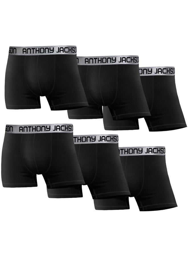Anthony Jackson Lycra 6-Box Premium Men's Boxers Color (LUCIO, L) - Image 1