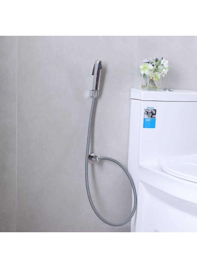 milano Phantom Shattaf Set, Acrylic Shattaf for Toilets, Bathroom, Lavatory Chrome - Image 1