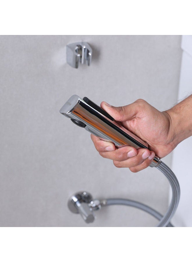 milano Phantom Shattaf Set, Acrylic Shattaf for Toilets, Bathroom, Lavatory Chrome - Image 5