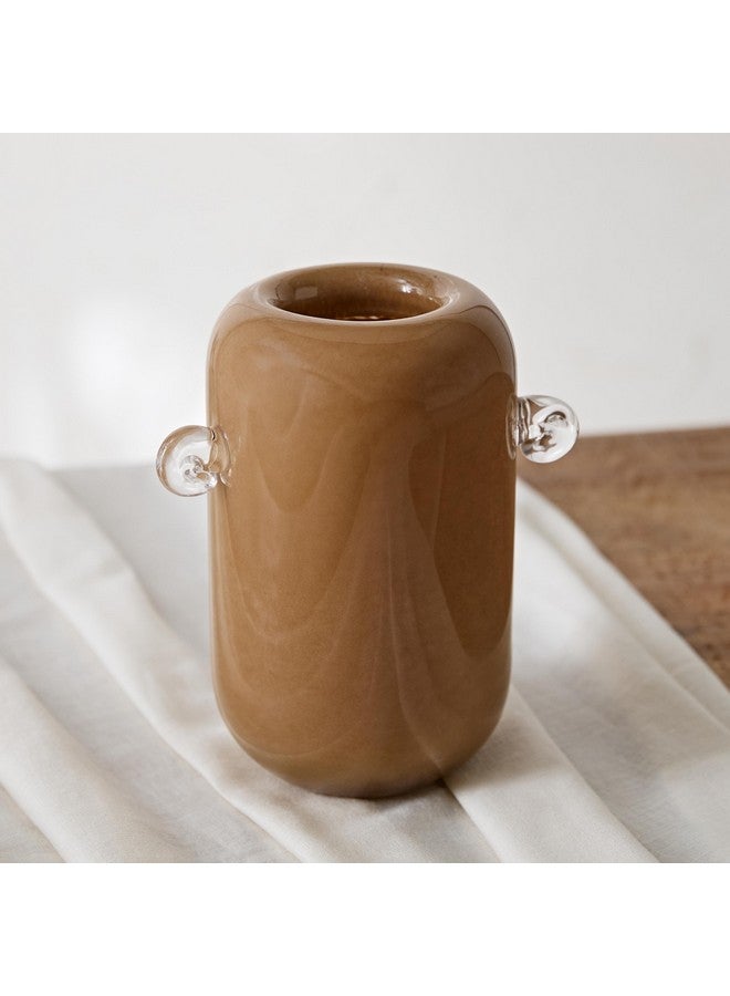 Home Box Reva Glass Vase with Clear Handle 19 x 14 x 23.5 cm - Image 2