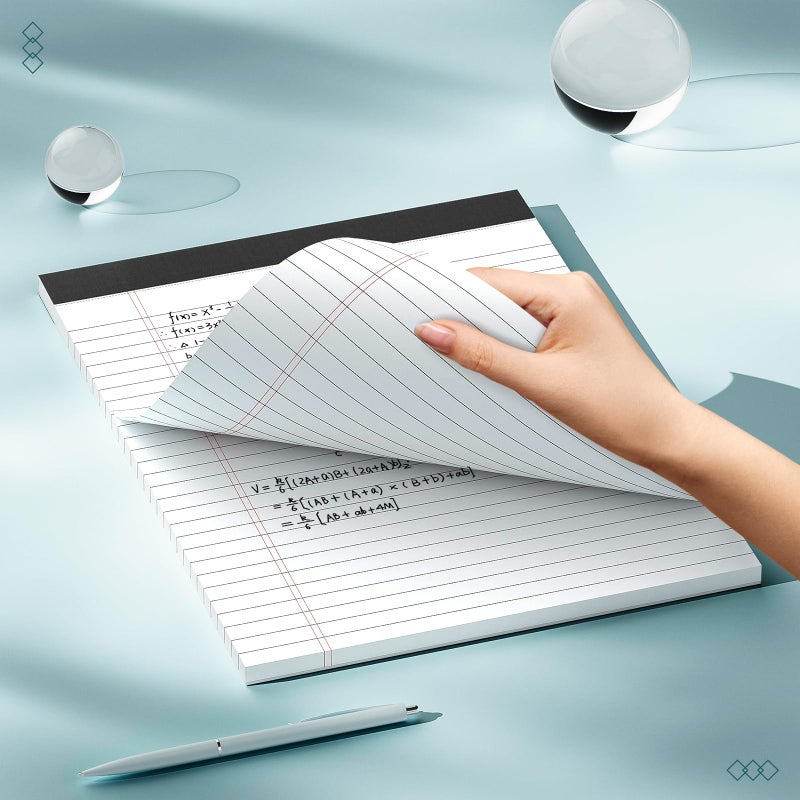Ailzfei 3 Pack Legal Pads 8.5 X 11 Inch Notepad  30 Sheets Per Note Pads Wide Ruled Legal Pads  Pads Of Paper Writing Pad - Ideal For Office  School Or Home Use - Image 4