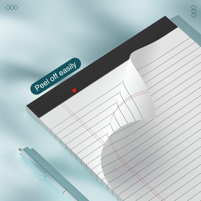 Ailzfei 3 Pack Legal Pads 8.5 X 11 Inch Notepad  30 Sheets Per Note Pads Wide Ruled Legal Pads  Pads Of Paper Writing Pad - Ideal For Office  School Or Home Use - Image 5