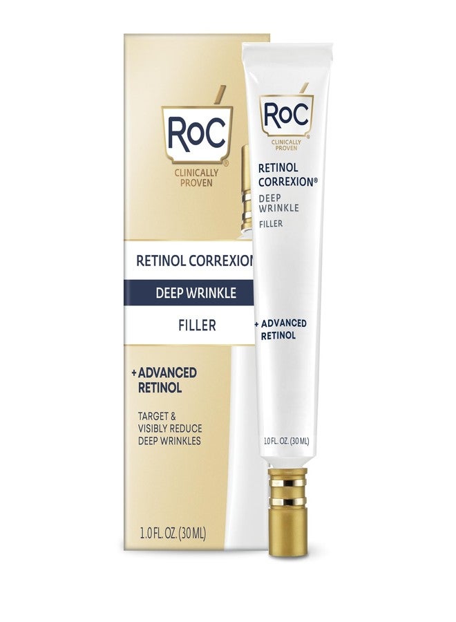 RoC Retinol Correxion Deep Wrinkle Facial Filler with Hyaluronic Acid & Retinol, Skin Care for Women and Men, 1 Fl Oz (Packaging May Vary) - Image 1