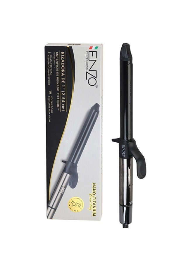 ENZO Professional ENZO EN-9113 Professional Rotating Ceramic Curling Iron | Magic Auto Curler | 7 Temperature Levels | LED Display | PTC Heating | 55W - Image 1