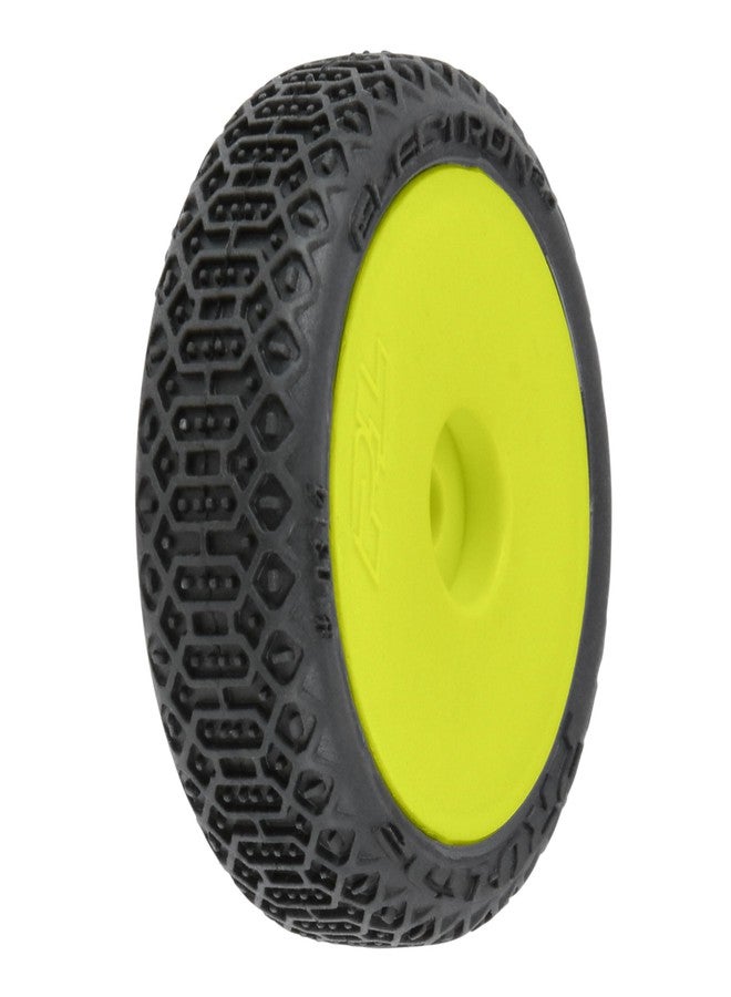 برو لاين إطارات Pro-Line Racing Electron 2.0 الأمامية/الخلفية المركبة، مقاس 7 مم، لون أصفر (4) لـ Losi Micro-B، PRO1031412 - Image 1