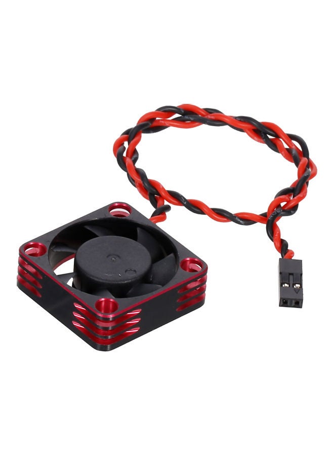 NIBEMINENT Metal Fast Cooling Fan Motor Heat Dissipation For RC Car 7.5x2x5cm - Image 1