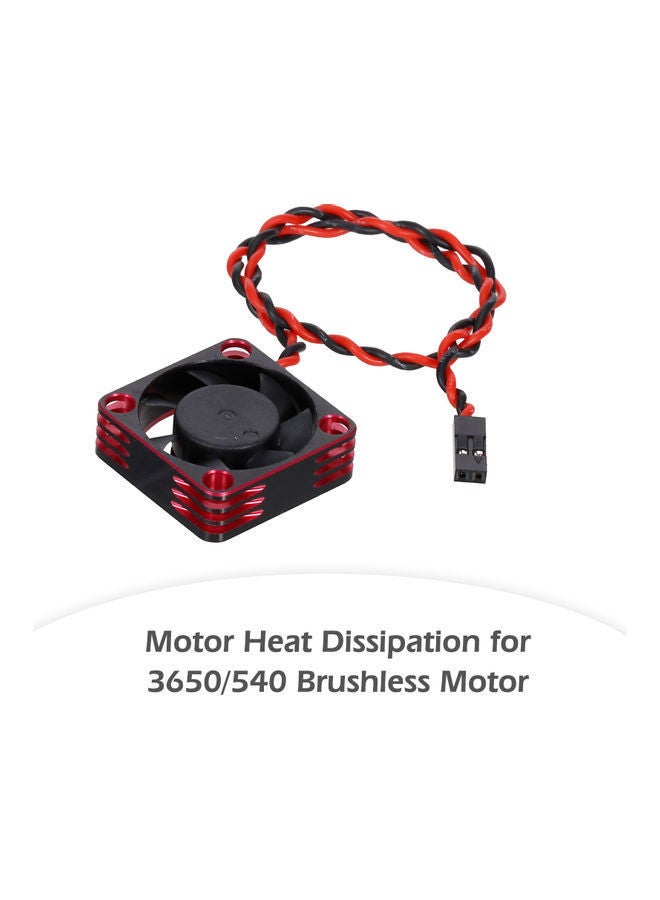 NIBEMINENT Metal Fast Cooling Fan Motor Heat Dissipation For RC Car 7.5x2x5cm - Image 5