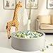 GOGOSO Cream Ball Pit Balls 100 Balls 22 Inch Ball Pool Balls for Baby Fun Toys Different Shaped for Toddler Ball Pit Boys Girl Kids Birthday TentSlides Sage GreenBlue Blend - Image 4