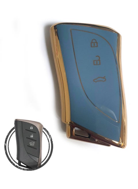TPU Key Fob Cover Case For Lexus ES350 GX460 UX250 Smart Key Remote 3 Button