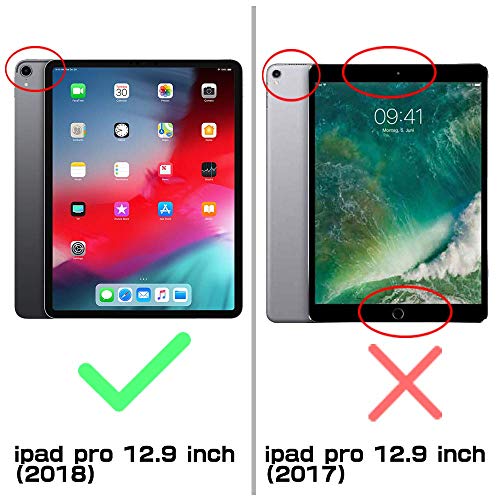 Supcase UB Pro Series Case for iPad Pro 129 2018 Support Apple Pencil Charging with Builtin Screen Protector FullBody Rugged Kickstand Protective Case for iPad Pro 129 2018 Release Black - Image 3