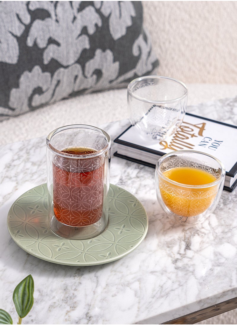 Dallaty Tea And Coffee Set Green  - Image 1